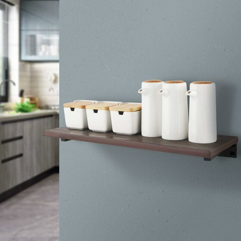 Industrial Shelf Bracket Stainless Steel Wall Mounted Shelf Support Metal Bracket For Floating Board Concealed Bracket