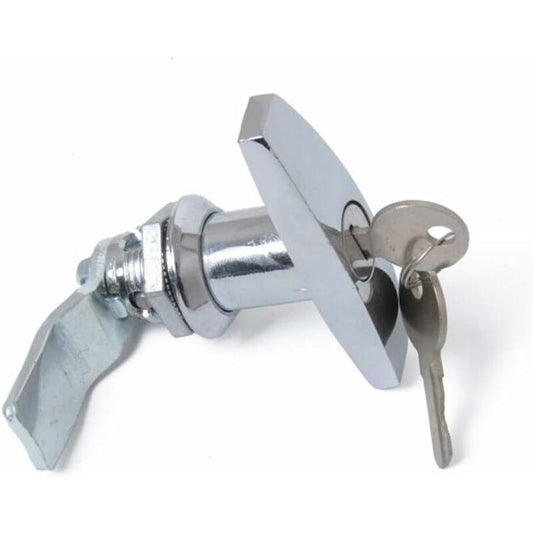 T-Handle Lock With Key, Aluminum Alloy Trailer Door Latch T-Handle Lock Universal T-Handle Lock For Trailers