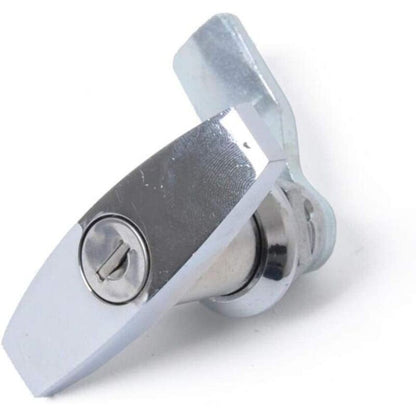 T-Handle Lock With Key, Aluminum Alloy Trailer Door Latch T-Handle Lock Universal T-Handle Lock For Trailers