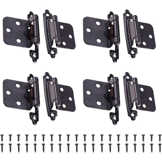 8 Pieces Stainless Steel Hinge, Cupboard Door Hinge With Screws, Stainless Steel Furniture Hinge, For Door Hinges,