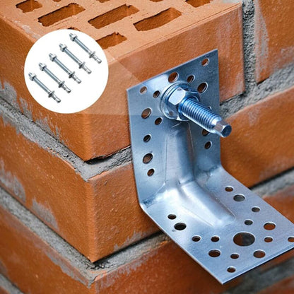 Anchor Plugs, 10 pcs M10/10Mm Galvanized Heavy Duty Anchors, Galvanized Metal Anchors, For Balustrades, Curtain Walls,