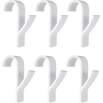 Towel Radiator 6 Pieces, Towel Hook For Radiator, Towel Dryer Hook, White Plastic