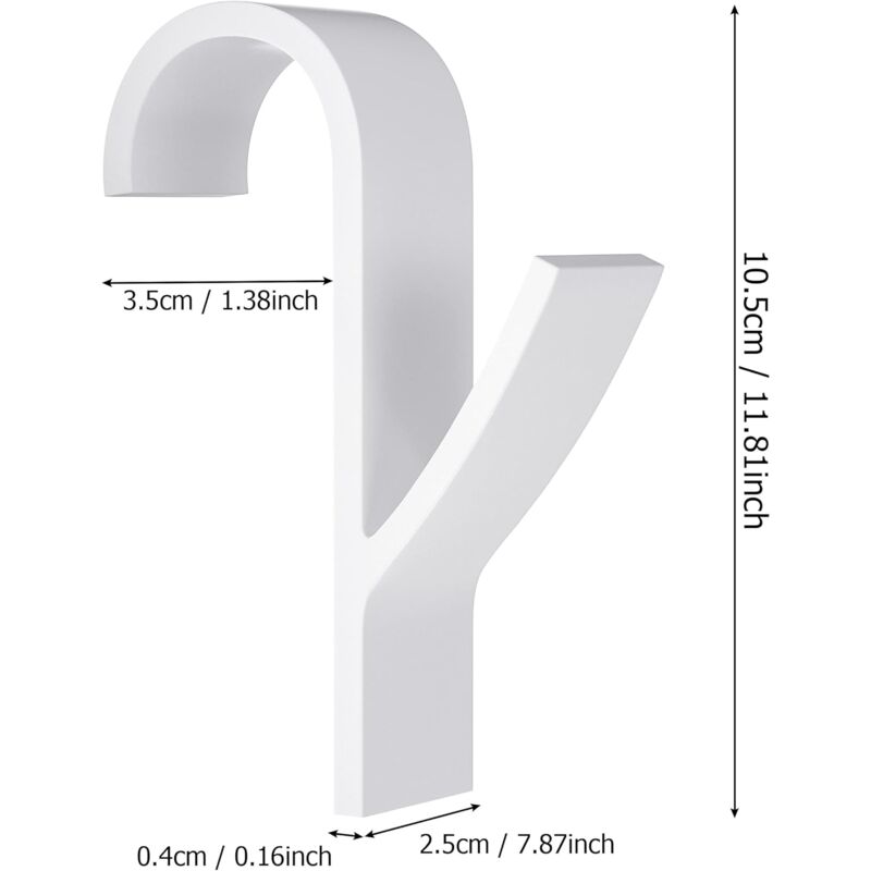 Towel Radiator 6 Pieces, Towel Hook For Radiator, Towel Dryer Hook, White Plastic