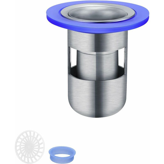 Shower Drain, Anti-Odor Shower Stopper, 304 Stainless Steel Shower Grate, Double Sealed Drain Shower Hair Filter,