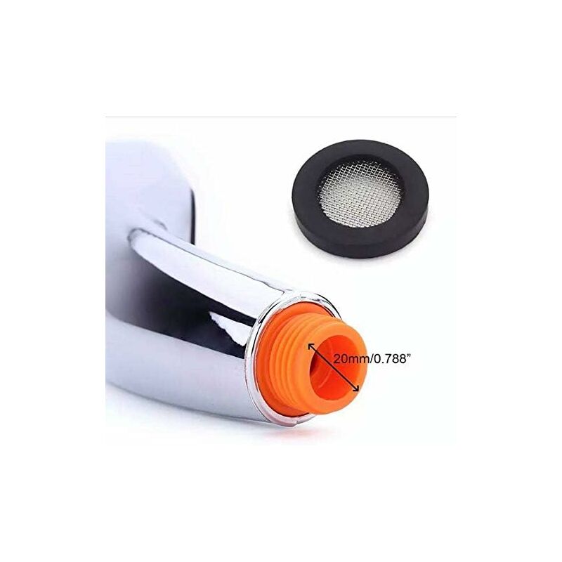 300 Holes Handheld Shower Head High Pressure Powerful Spray Booster For Bathroom - Water Saving Rain Shower Faucets -