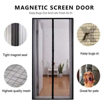 Magnetic Mosquito Net Door Screen 120x210cm