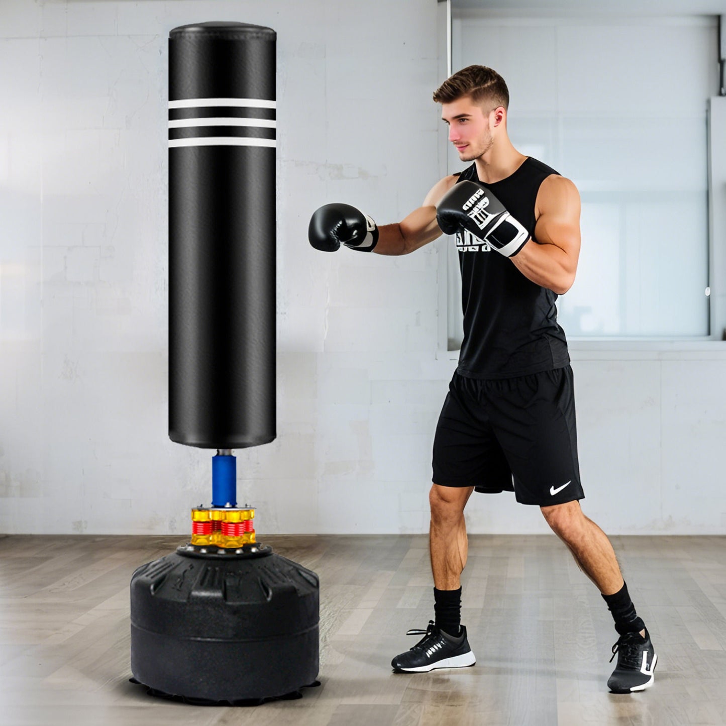 Punching Bag Stand for Adults & Kids - Boxing Training Speed Kick 175cm