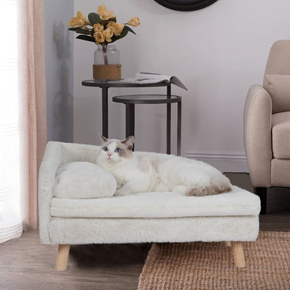 Medium 80x50x39cm Raised Dog Cat Bed Sofa Waterproof Portable