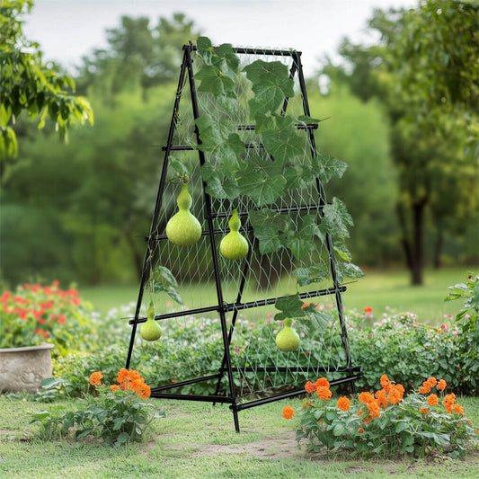 XL Heavy Duty Garden Trellis for Climbing Plants with Netting