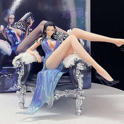 ONE PIECE Sofa Nico·Robin Figures Nico·Robin Sitting Dress Model Statue Boxed