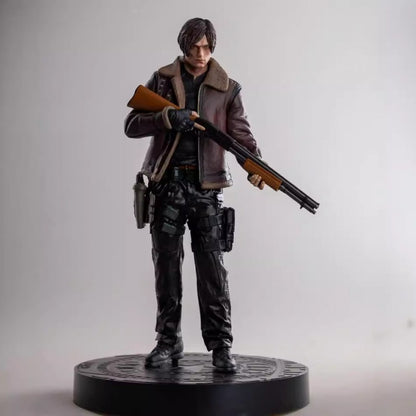 Resident Evil Leon Scott Kennedy Figure Game Model Statue Toy 33cm