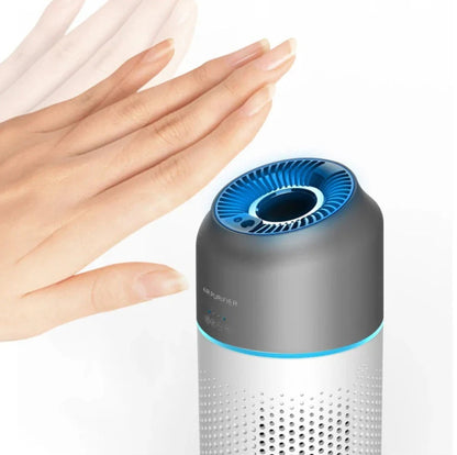 Car Air Purifier Air Freshener Portable Oxygen Bar Ozone Negative Ionizer Cleaner-White