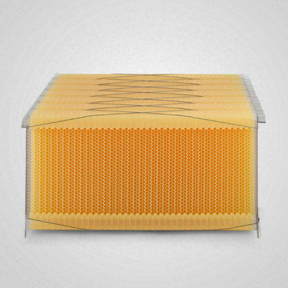 Neweast 7Pcs Flow Bee Comb Hive Frames For Wooden Beekeeping Beehive House