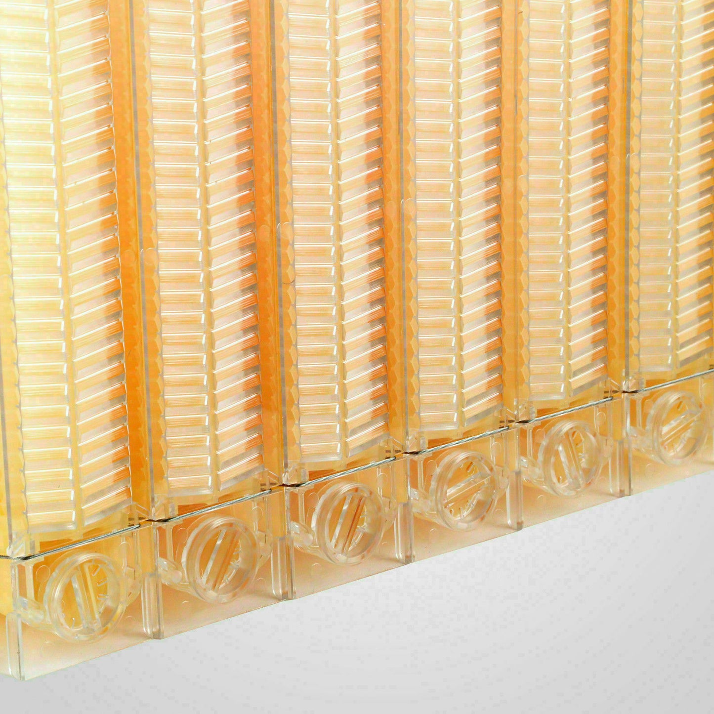 Neweast 7Pcs Flow Bee Comb Hive Frames For Wooden Beekeeping Beehive House