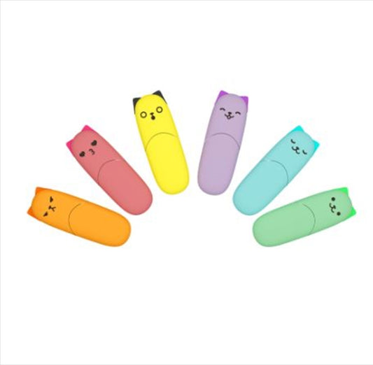 Mustard – Kiity Cat Highlighters Set of 6