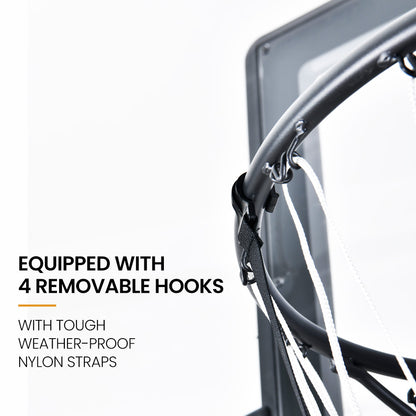 DR. DUNK Basketball Return System, with 360 Degree Universal Attachment