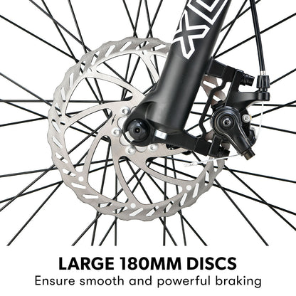 VALK MX7 Electric Bike, Medium frame Mountain ebike, White