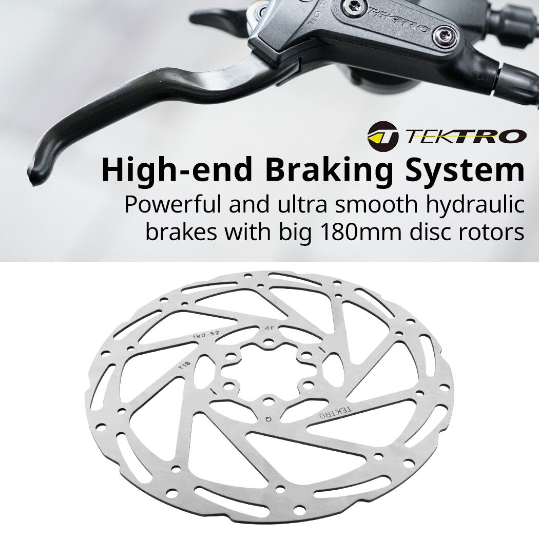 VALK Electric Fat Tyre Cruiser Bike, Step-Through eBike with Throttle, Tektro Hydraulic Brakes, Matte Black