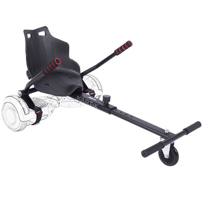 BULLET KART-X Hoverboard Seat Attachment, for 6.5" 8" 10" models, Adjustable Length Frame