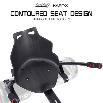 BULLET KART-X Hoverboard Seat Attachment, for 6.5" 8" 10" models, Adjustable Length Frame
