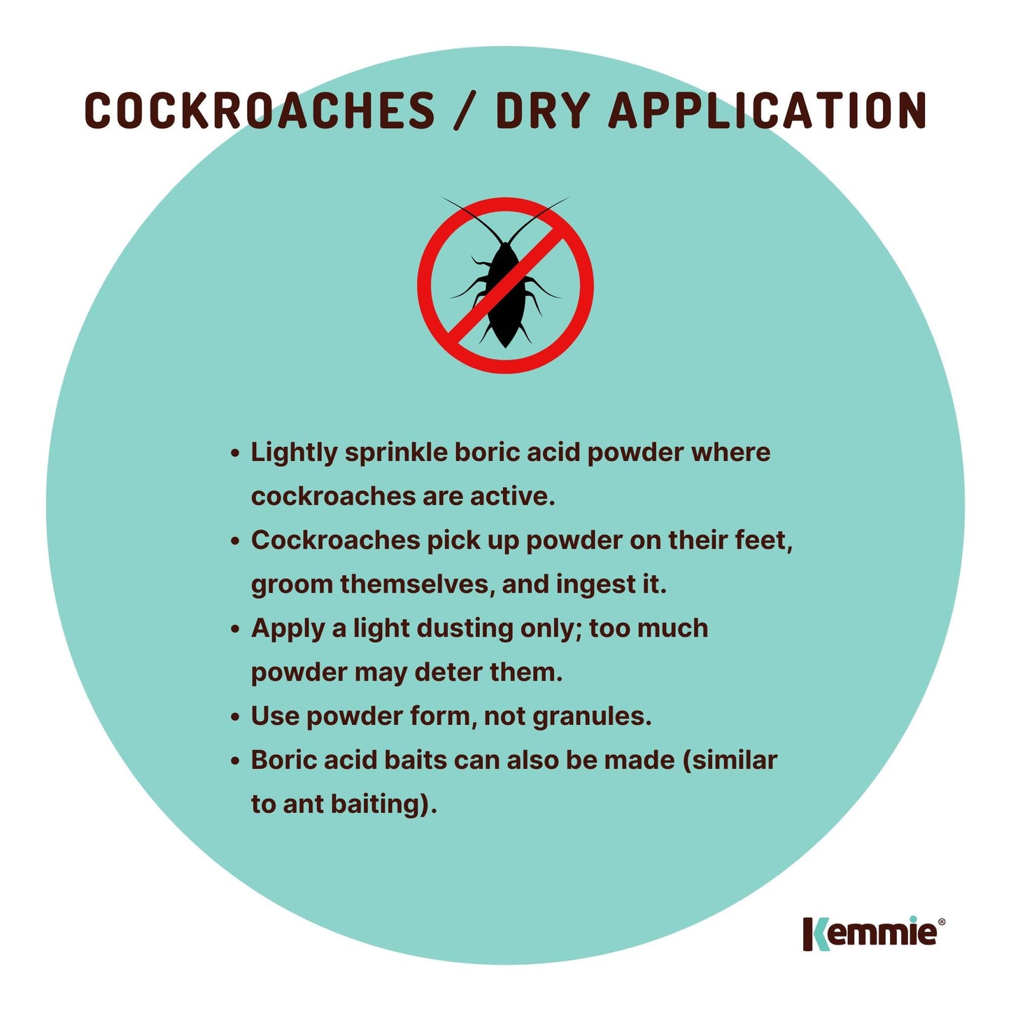 20Kg Boric Acid Powder High Purity Fully Soluble Granule Pest Ant Cockroaches