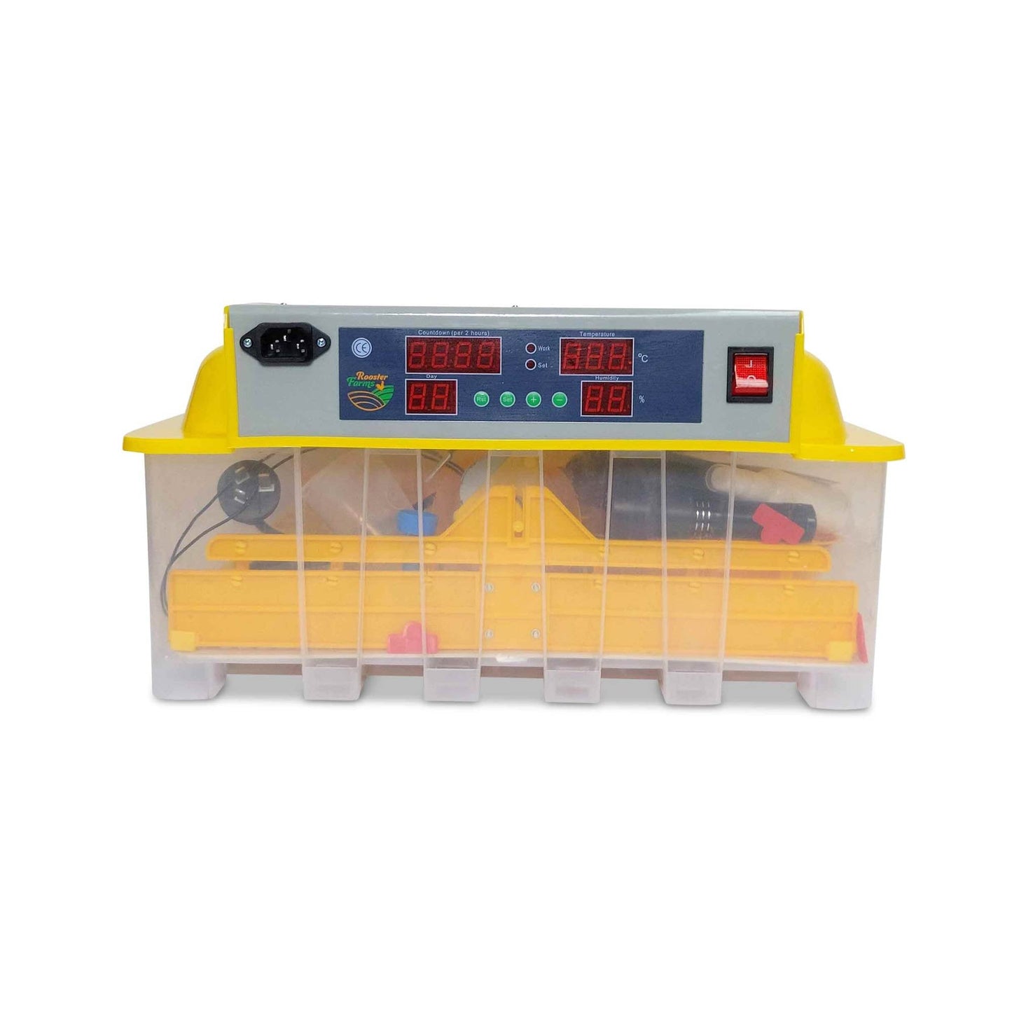 Electric 48 Egg Incubator + Accessories Hatching Eggs Chicken Quail Duck