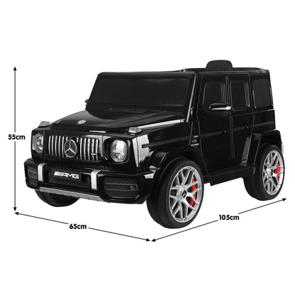 Kahuna Mercedes Benz AMG Licensed G63 Kids Electric Ride On Car Remote Control Dual 25W Motors Music Player LED Lights