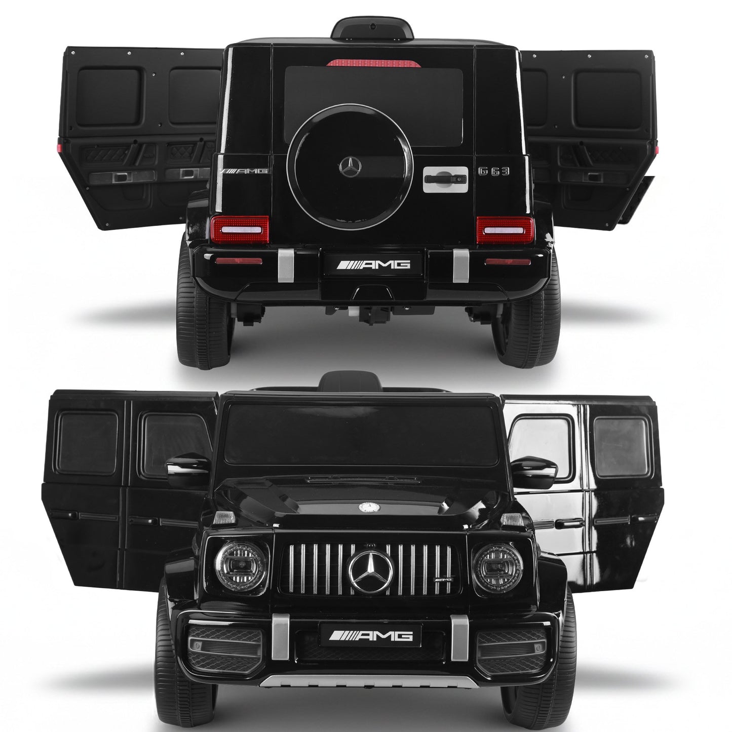 Kahuna Mercedes Benz AMG Licensed G63 Kids Electric Ride On Car Remote Control Dual 25W Motors Music Player LED Lights