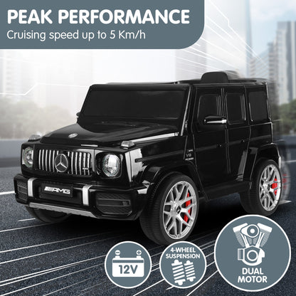 Kahuna Mercedes Benz AMG Licensed G63 Kids Electric Ride On Car Remote Control Dual 25W Motors Music Player LED Lights