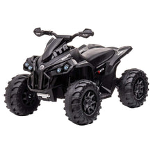 Load image into Gallery viewer, Kahuna GTS99 Kids Electric Ride On Quad Bike Toy ATV 50W - Black
