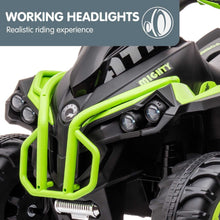 Load image into Gallery viewer, Kahuna GTS99 Kids Electric Ride On Quad Bike Toy ATV 50W - Green
