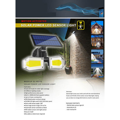 Sansai Solar Power LED Sensor Light