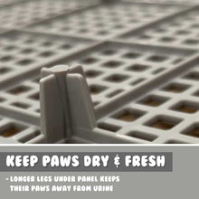Load image into Gallery viewer, Dog Pet Potty Tray Training Toilet Detachable Wall T2 GREY
