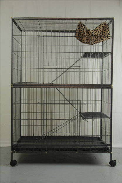 YES4PETS 3 X Platforms & 3 X Ladders For 140 cm Ferret Parrot Cat Bird Cage