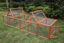 Load image into Gallery viewer, YES4PETS 290 cm XL Chicken Coop Run Guinea Pig Cage Villa Extension Rabbit Hutch Cat Kitten House Pen
