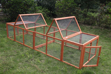 Load image into Gallery viewer, YES4PETS 290 cm XL Chicken Coop Run Guinea Pig Cage Villa Extension Rabbit Hutch Cat Kitten House Pen

