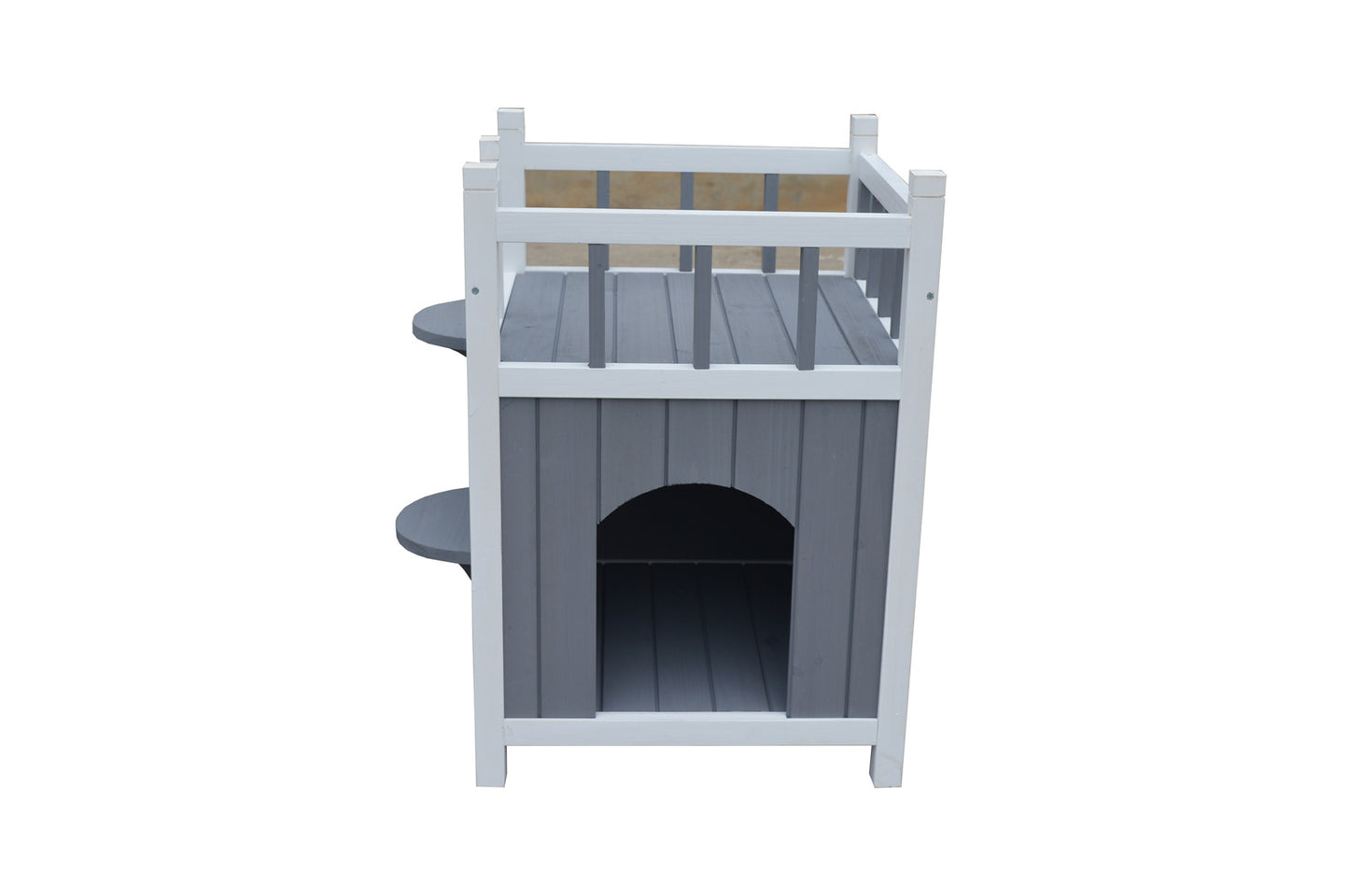 YES4PETS Cat Shelter Condo with Escape Door Rabbit Kitty Dog House Cave
