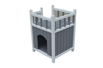 YES4PETS Cat Shelter Condo with Escape Door Rabbit Kitty Dog House Cave