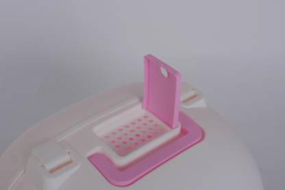 YES4PETS Portable Hooded Cat Toilet Litter Box Tray House with Handle, Scoop and Charcoal Filter Pink