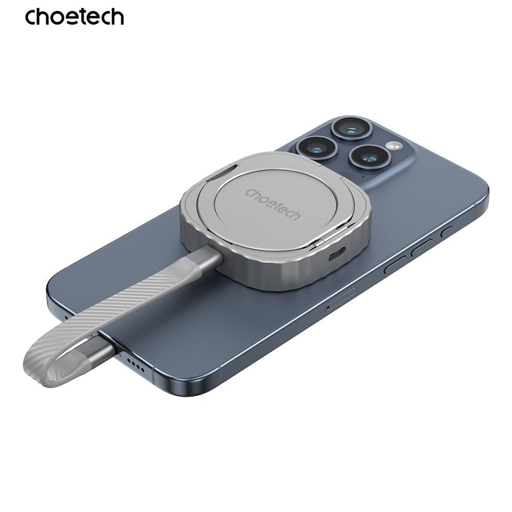 CHOETECH MSE001-GY Dual USB-C Port M.2 NVME 2230 Protocol SSD Enclosure with PD100W input Enclosure (Support 2TB Max)