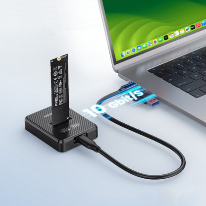 Simplecom SD511 M.2 SSD Docking Station NVMe and SATA Dual Protocol USB 3.2 Gen 2 10Gbps