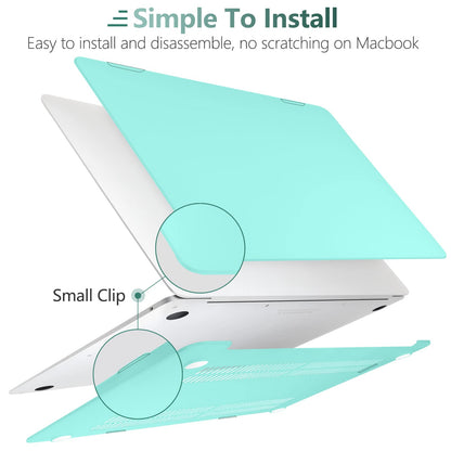 MacBook Air 13 Inch Case 2020 2019 2018, A1932, A2179, A2337 Shell Case Keyboard Cover tiffany blue