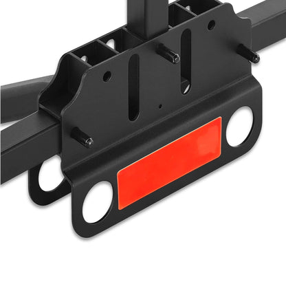 2 Bicycle Bike Rack Rear Car Carrier 2" Hitch Mount Platform Foldable