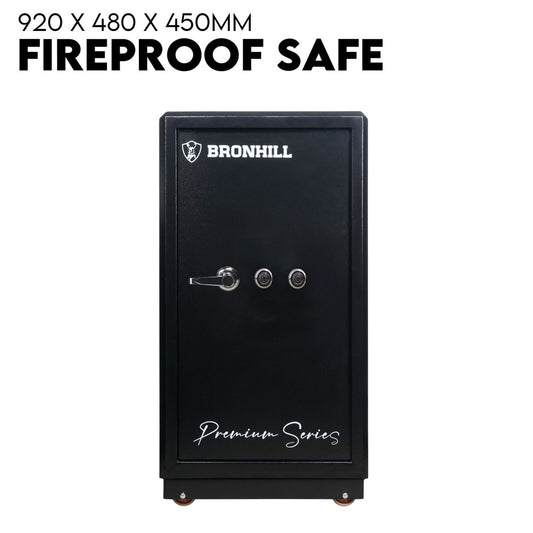 Dual Key Lock Safe Box Fire Proof Safe Heavy Duty Key Lock Security 118L