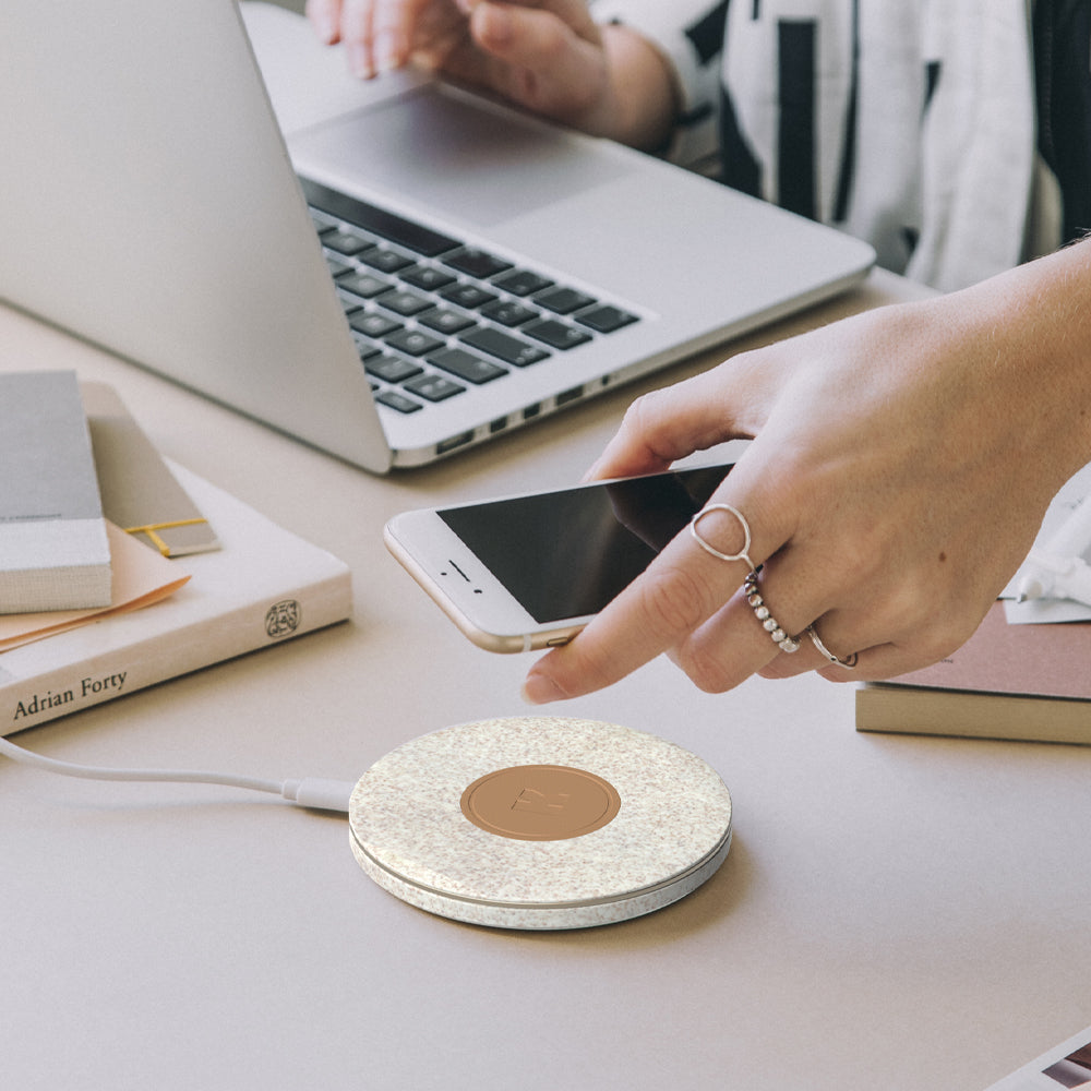 Kreafunk Wicharge 2 Wireless Qi Charger 15W - Wheat