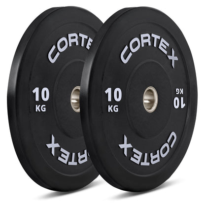CORTEX 160kg Black Series V3 Bumper Plate Set