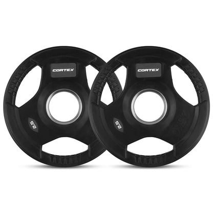 CORTEX 2.5kg Tri-Grip V2 50mm Olympic Plates (Pair)
