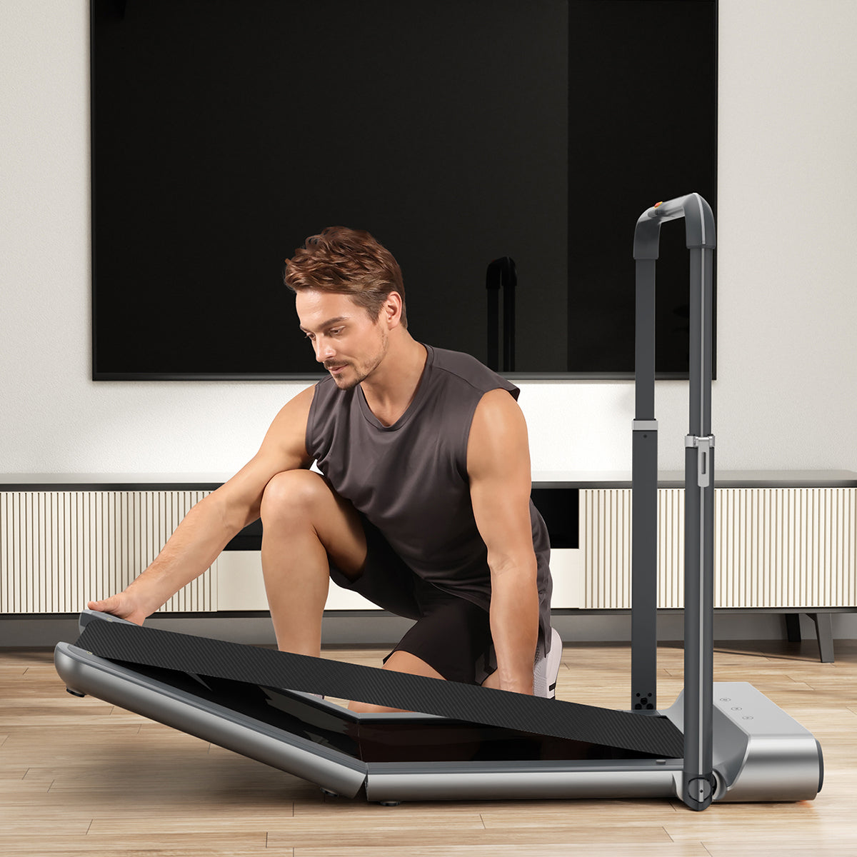 WalkingPad R1 Double-Fold Walking and Running Treadmill in Silver