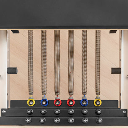 Lifespan Fitness Contour Cadillac Pilates Reformer with Full Trapeze Table (Black)