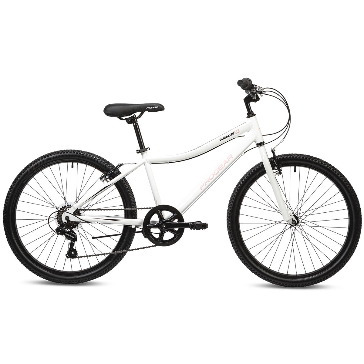 Progear DuraLite 24" Girls 7 Speed Bike - Pearl White